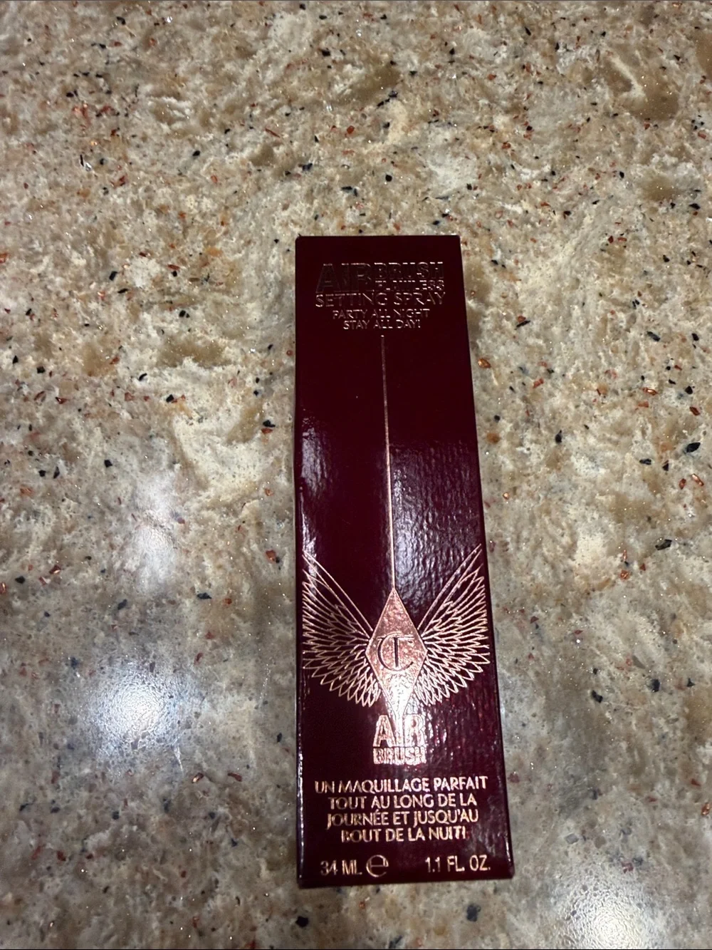NEW Charlotte Tilbury Mini Airbrush Flawless Hydrating &Waterproof Setting Spray
